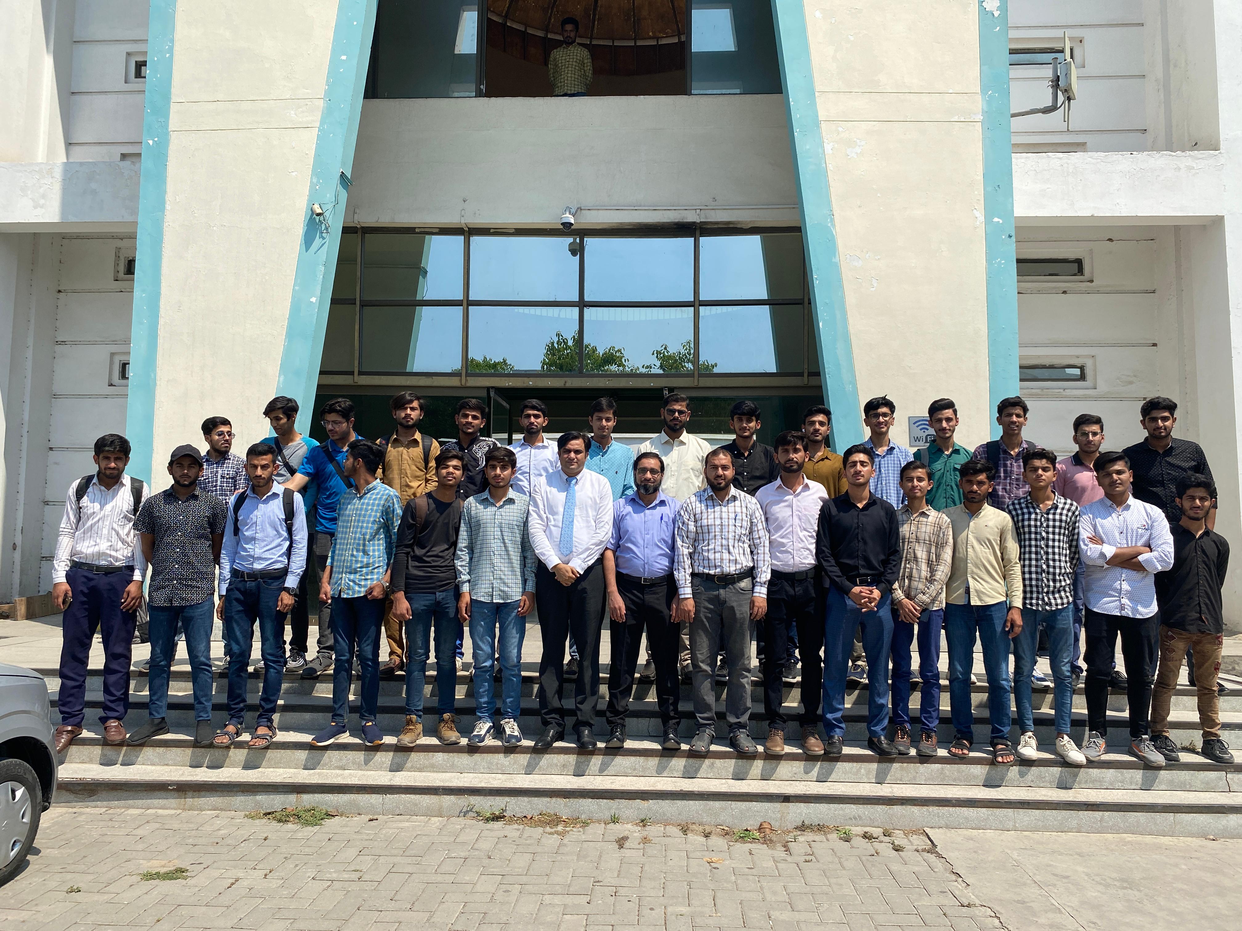Continuation of Industry-Academia Linkages: Faculty and Students from Mechanical Engineering (New Campus KSK) Paid visit at Atlas Honda Manufacturing Unit