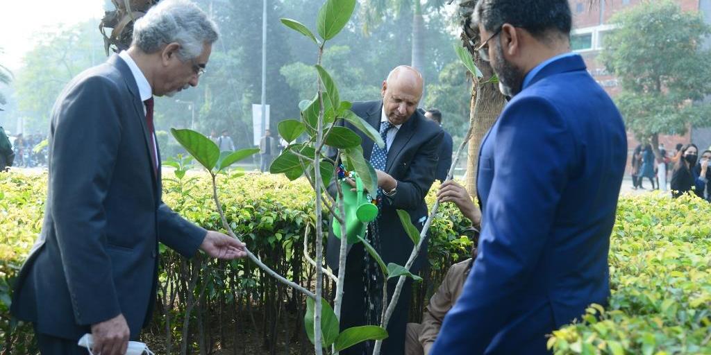 Plantation of Banyan Tree on 100th Anniversary of UET Lahore