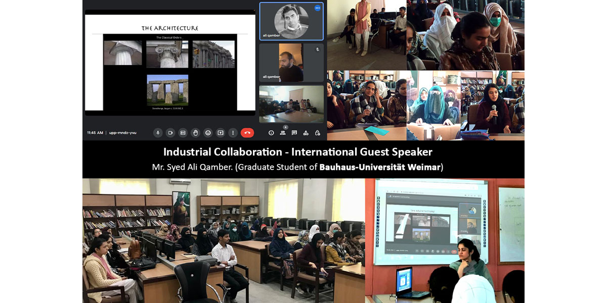 International Guest Lecture on Greek Art & Design Organized by the Department of Product & Industrial Design, UET Lahore