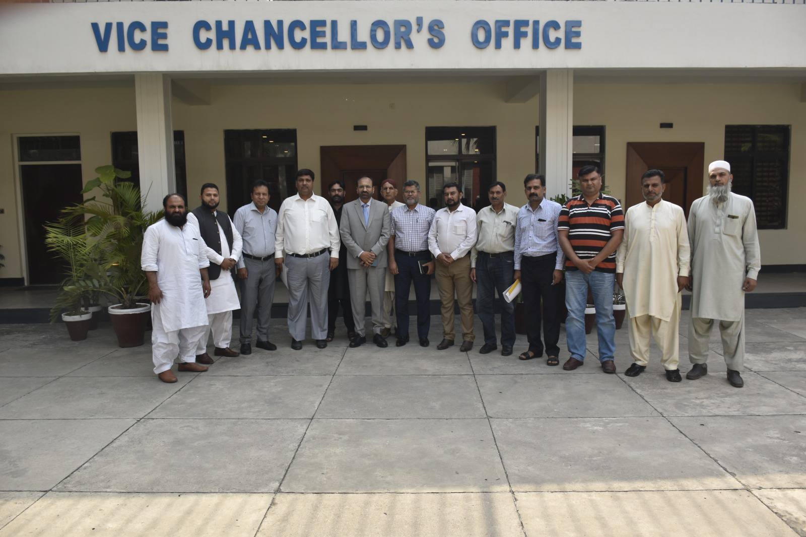 Vice Chancellor Prof. Dr. Shahid Munir (TI) is in a meeting with all Associations of UET Lahore.