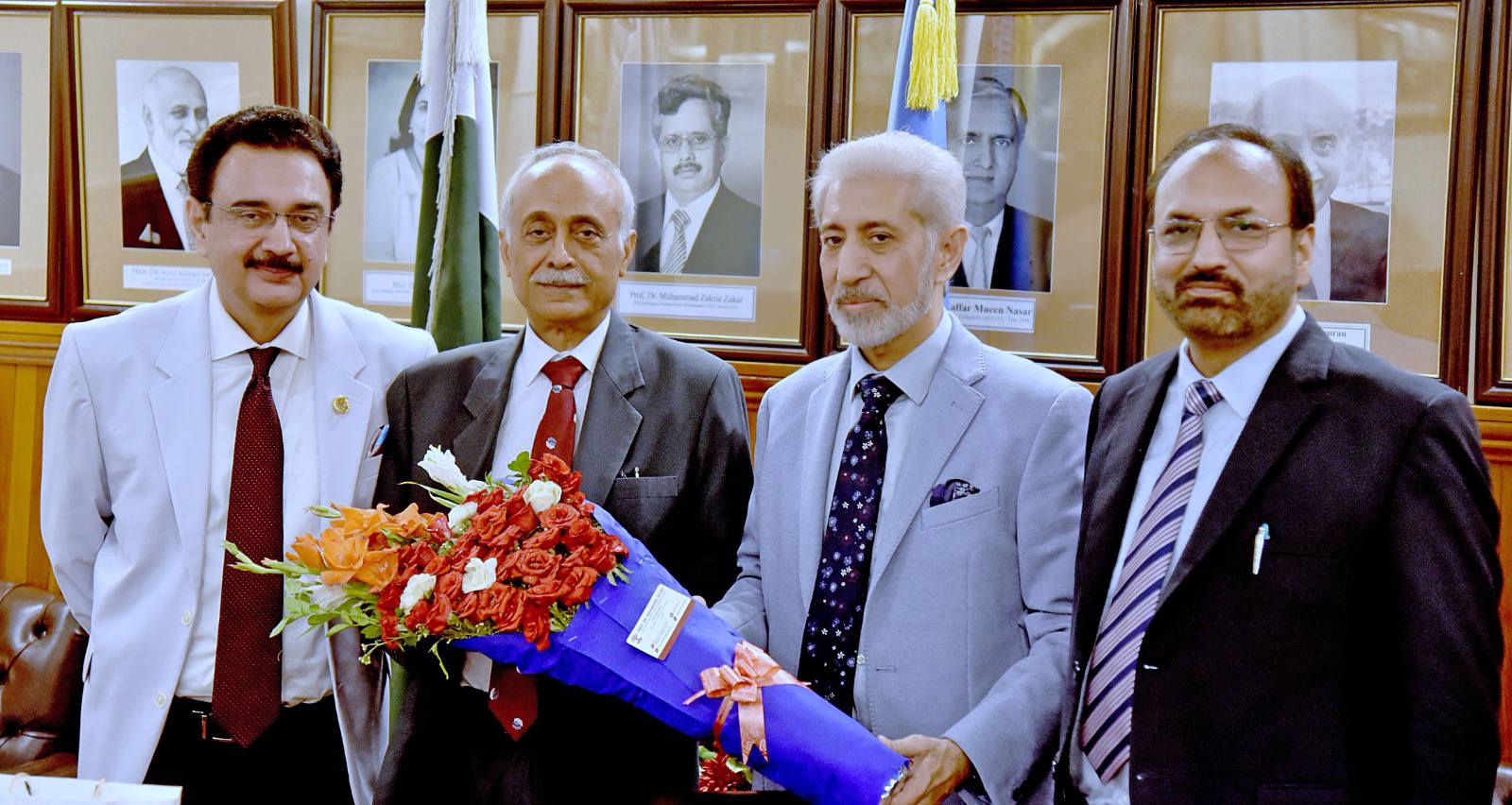 A meeting of Vice Chancellors was held at Punjab University by the newly elected Chairman of Punjab HEC, Prof. Dr. Iqrar Ahmad Khan.