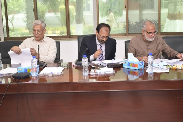Vice Chancellor UET Prof. Dr. Shahid Munir (TI) is presiding over 414th Meeting of Selection Board.