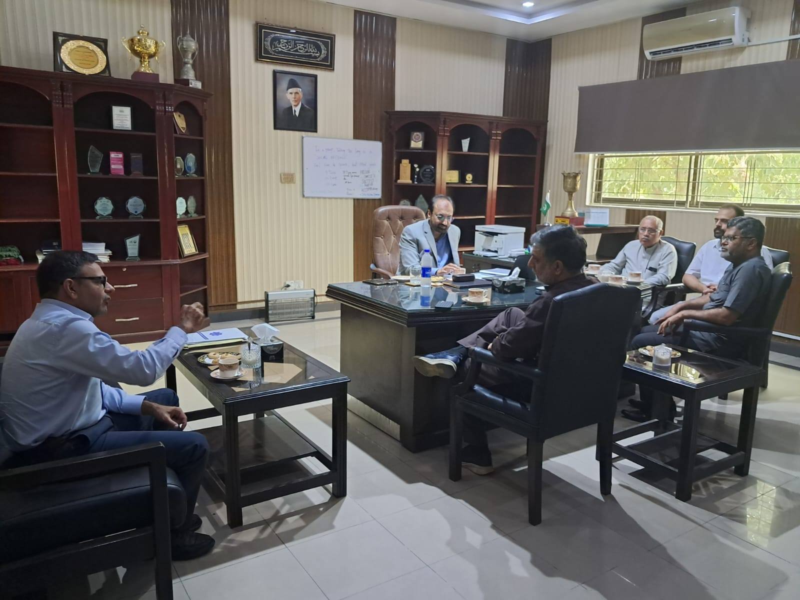 Vice Chancellor Visits UET New Campus to Address Key Academic and Administrative Matters