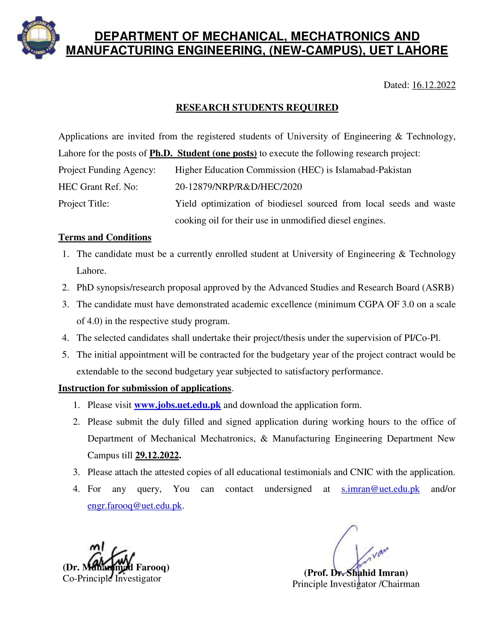 Advertisement_PhD_Student_Required_NRPU-1