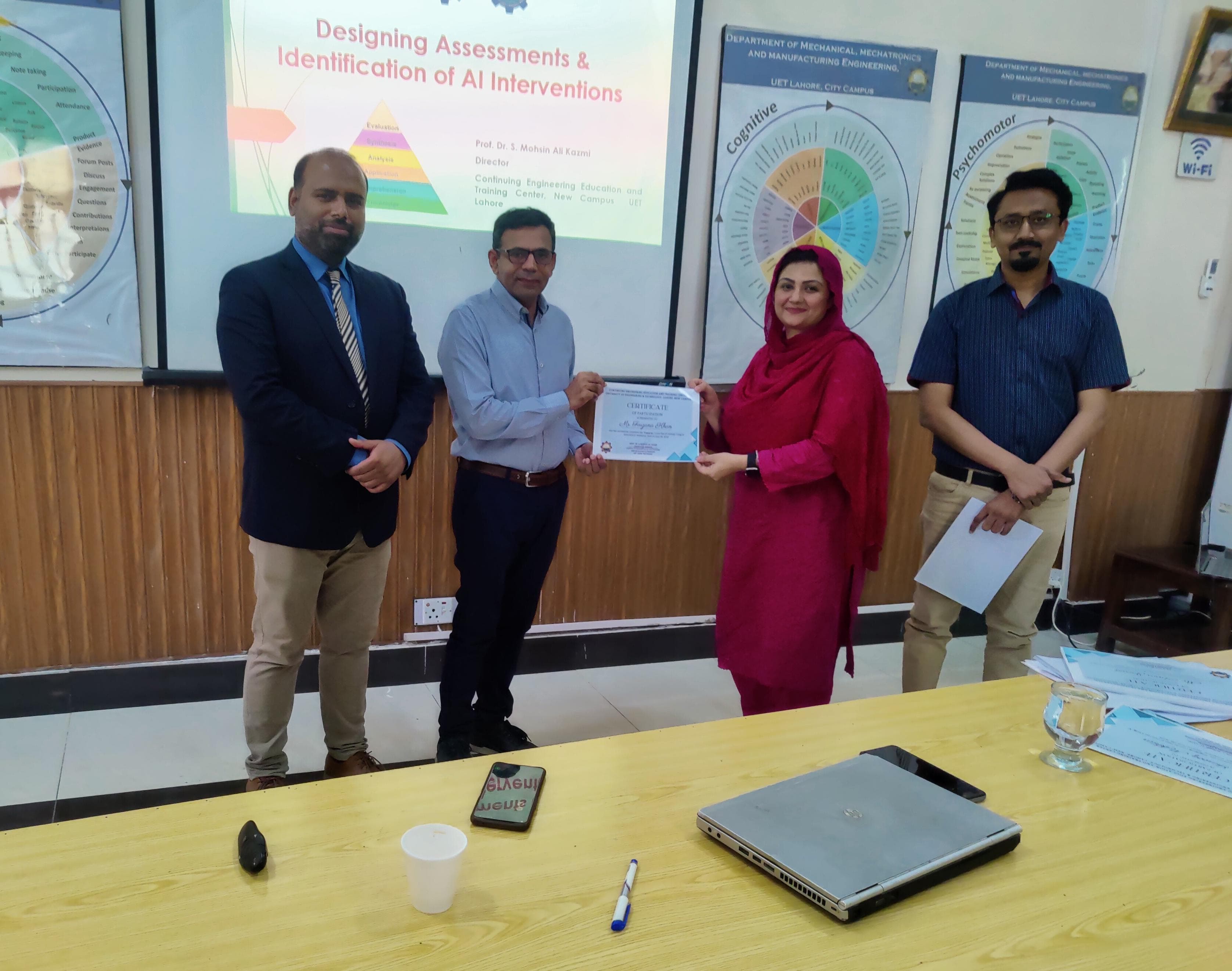 Empowering Educators: UET Lahore Hosts Workshop on Integrating AI in Course Planning and Delivery