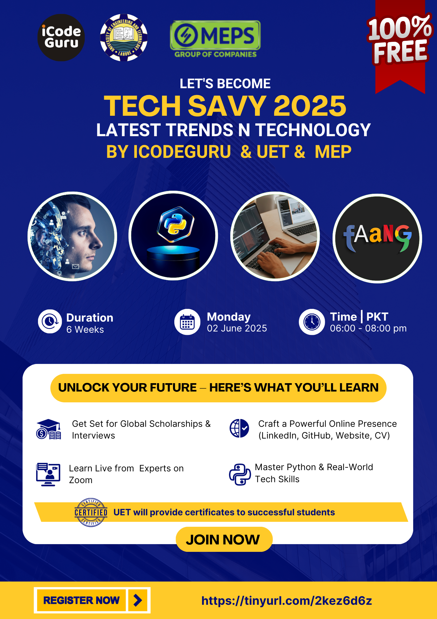 TECH SAVY 2025: Exploring the Latest Trends in Technology with iCodeGuru, UET & MEP