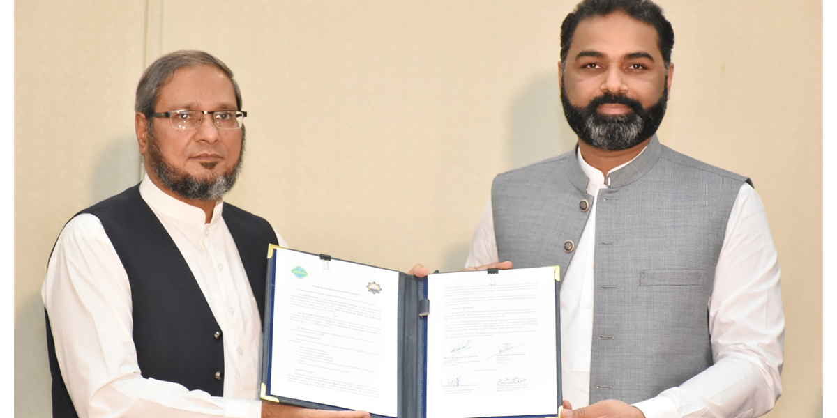 Department of CRP UET Lahore and Al-Kabir Town signed an MoU